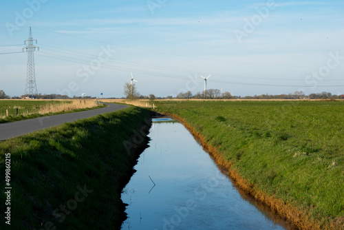 landscape with a windmill