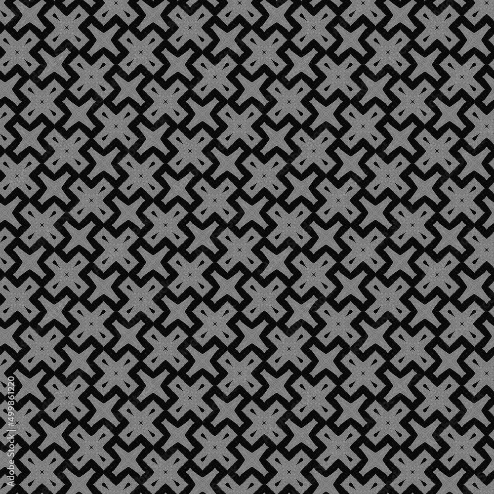 Fabric and gray fabric textured black patterns, Suitable for seamless fabric printing