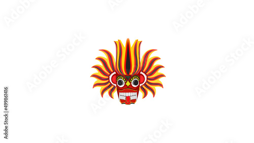 Sri lankan Mask Devil Dance Yaka 