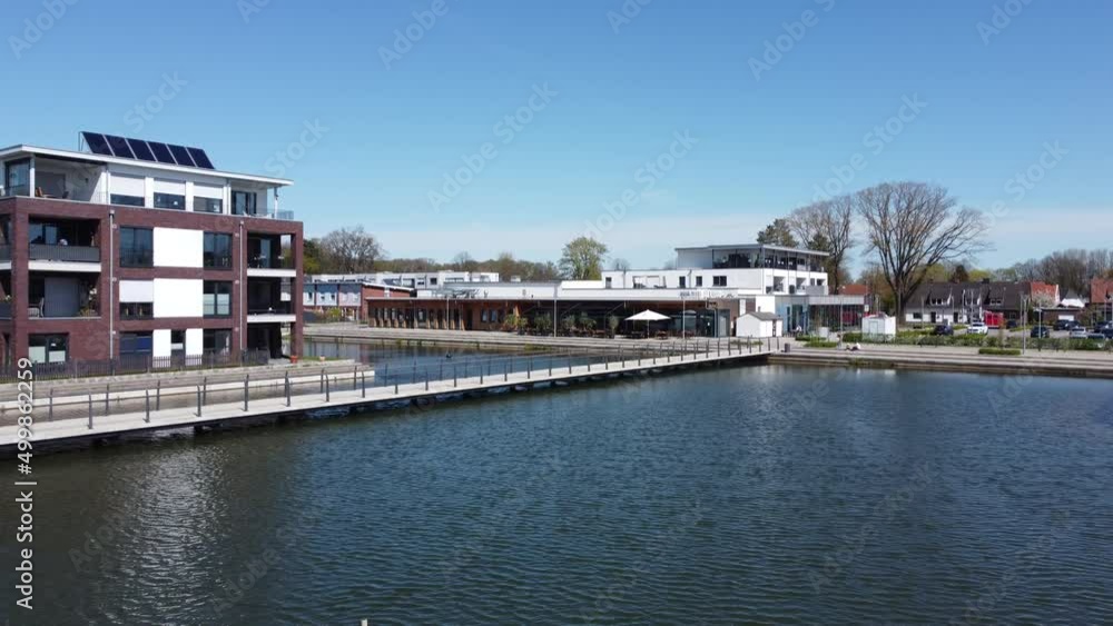 Emsauenpark Lingen Emsland Park Drohne Luftaufnahme Emsauenpark Lingen Emsland Park Drohne Luftaufnahme