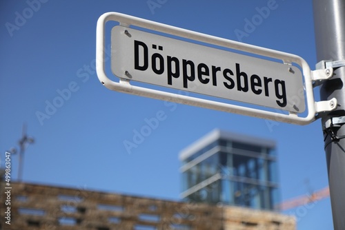 Wuppertal street sign