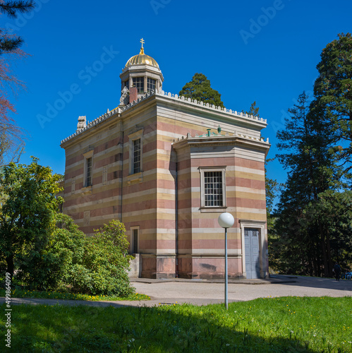 Romanian Orthodox Stourdza Chapel in Baden Baden. Baden Wuerttemberg, Germany, Europe photo