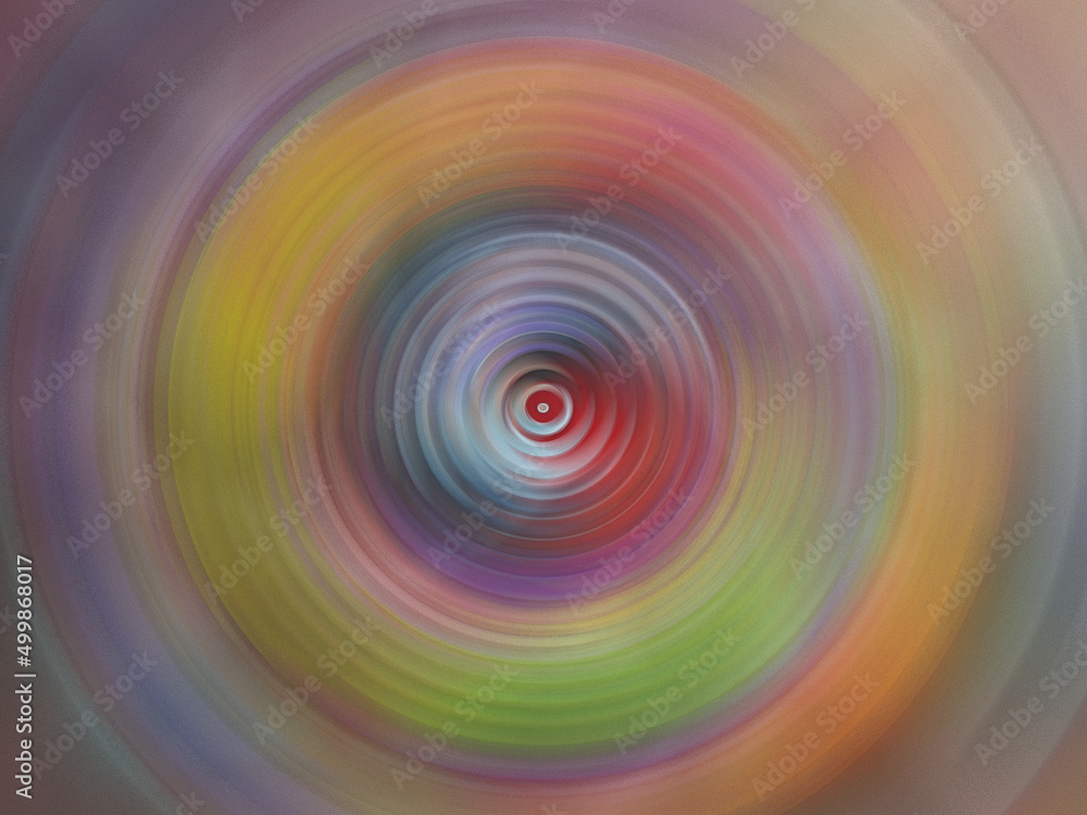 multicolored circular waves abstract background