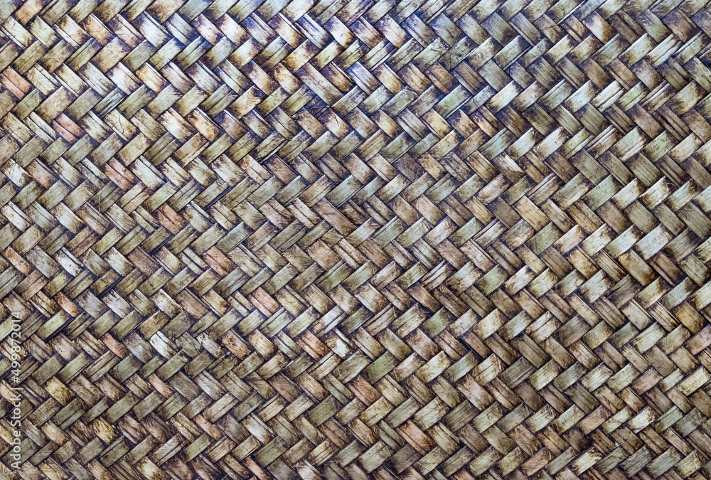 Woven pattern. Natural wood weave background. Oriental style woven material. Bamboo weaving mat. Woven pattern. Natural wood weave background. Oriental style woven material. Bamboo weaving mat.