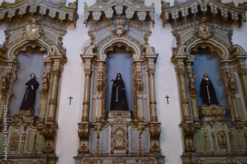 Obraz premium Santos da Igreja São Francisco de Assis em Ouro Preto