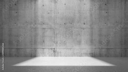 Fototapeta Naklejka Na Ścianę i Meble -  Abstract empty concrete room interior, 3d render