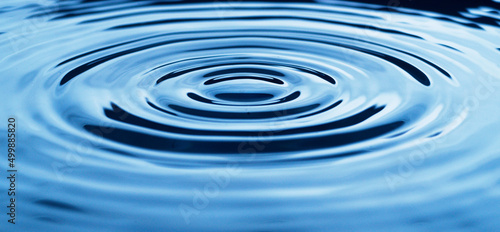 The ripple affect. Abstract studio shot of ripples in a puddle of water.