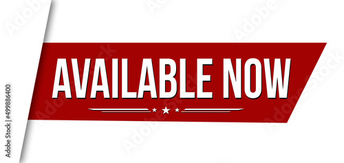 Available now banner design