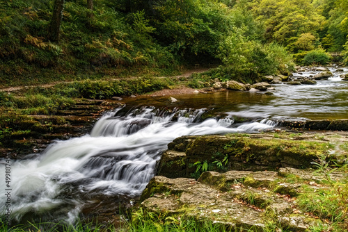 Fototapeta Naklejka Na Ścianę i Meble -  East Lyn Gorge riverside walk