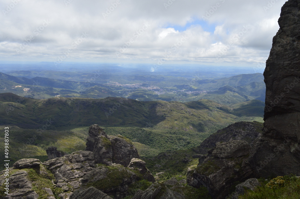 Naklejka premium Vista do pico do Itacomoli