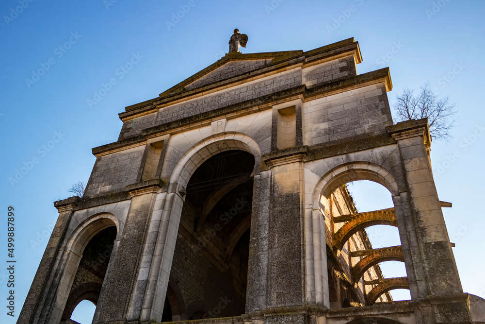 View on the Incompiuta church of Brendola, Vicenza - Italy