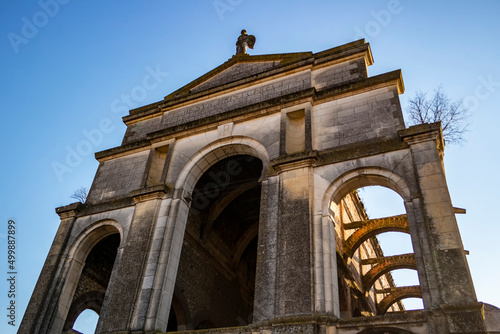 View on the Incompiuta church of Brendola, Vicenza - Italy photo