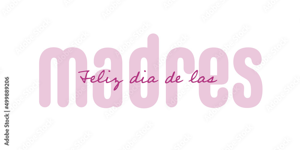 Spanish text : Feliz dia mama, with pink text on a white background Spanish text : Feliz dia mama, with pink text on a white background