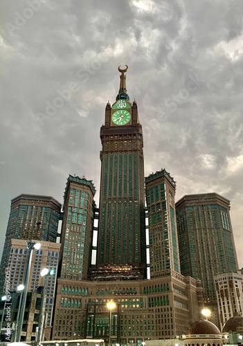 Mecca Clock Tower. Abraj Al Bait(Royal Clock Tower Makkah) in Mecca, Saudi Arabia. 