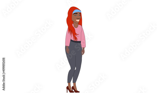 adobe character animator puppet   Girl Side view 