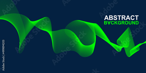 Abstract background with bright colored curved lines