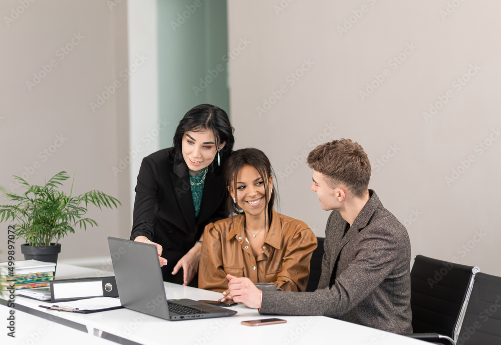 Group of people working in the office Group of people working in the office