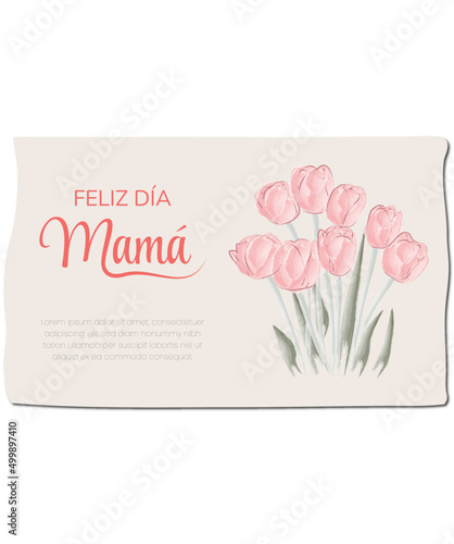 Feliz día mamá happy mothers day