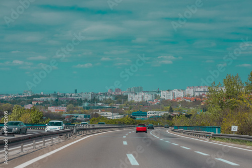 Motorway or expressway towards the belgrade cvity center on s su