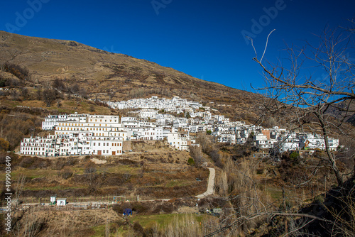 Trevelez town in Sierra Nevada mountains, Granada, Spain photo