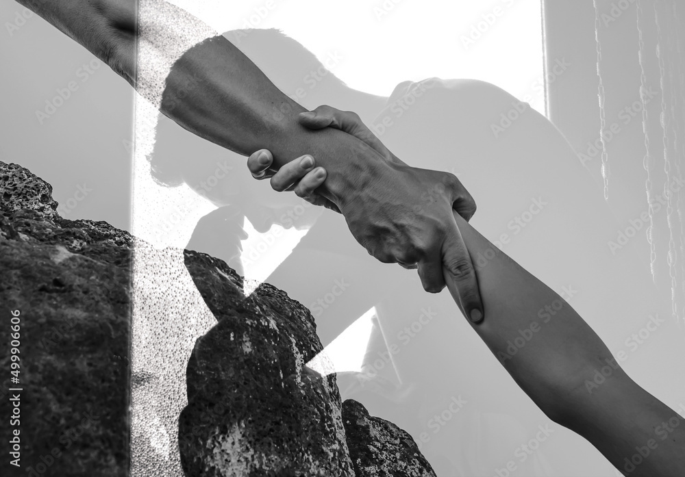 © kieferpix - Tired young man in need of mental support. Reaching out for help concept. © kieferpix - Tired young man in need of mental support. Reaching out for help concept.