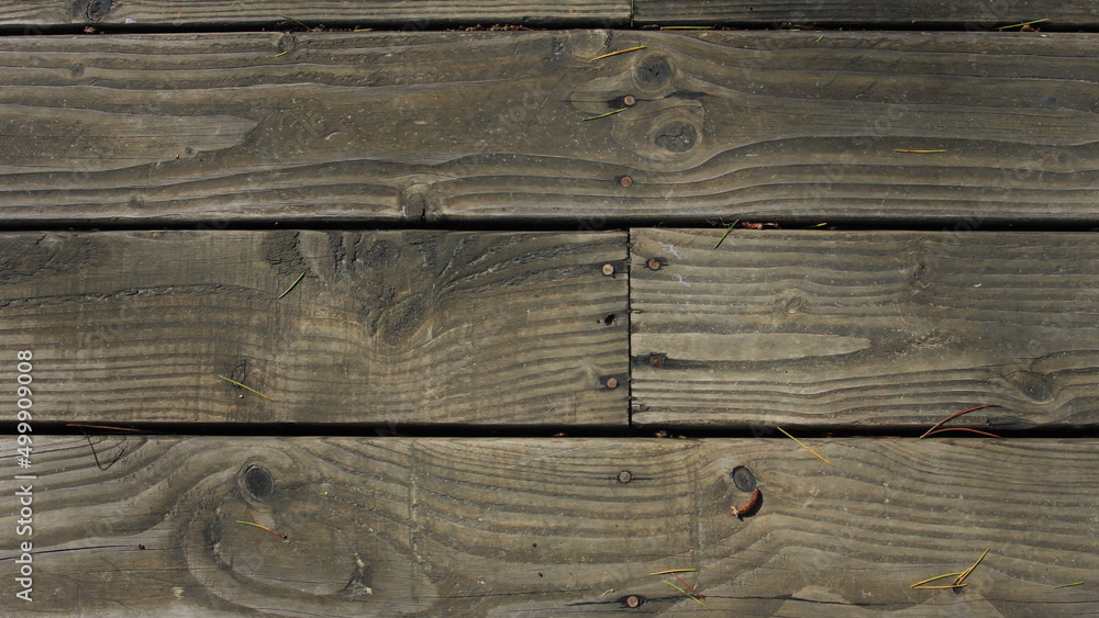 Obraz premium Texture natural wood decking, old wooden decking