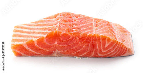 fresh raw salmon filet