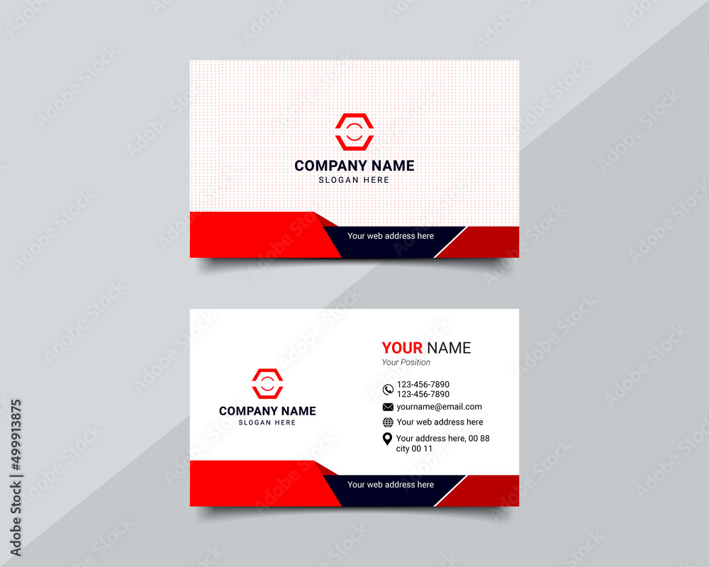 Professional and Creative Business Card Template Design Professional and Creative Business Card Template Design