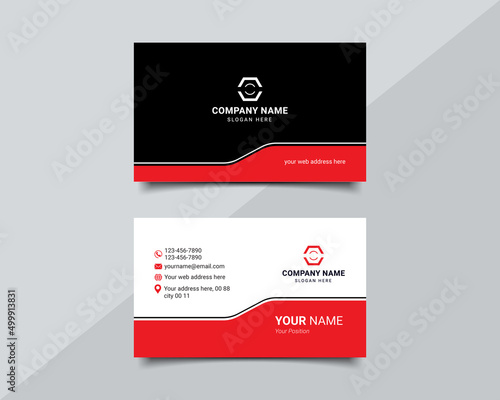 Professional and Creative Business Card Template Design