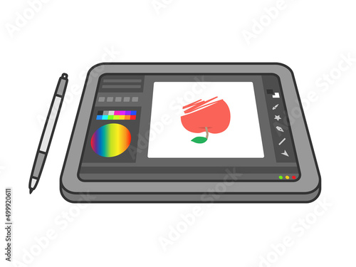 ペンタブレットでかいたイラスト