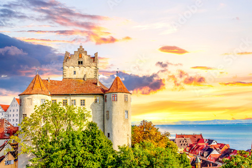 Blick über Meersburg, Boden...