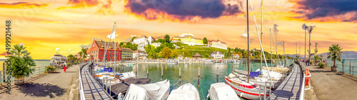 Blick über Meersburg, Boden...