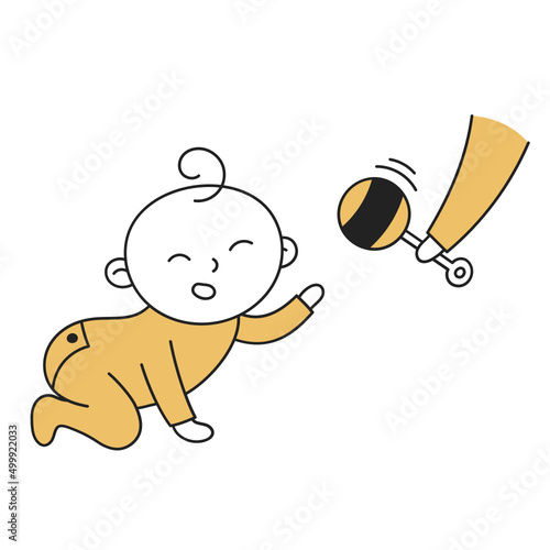 Baby Crawling