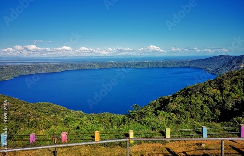 Lake Apoyo, Nicaragua, 20 km south of the capital Managua