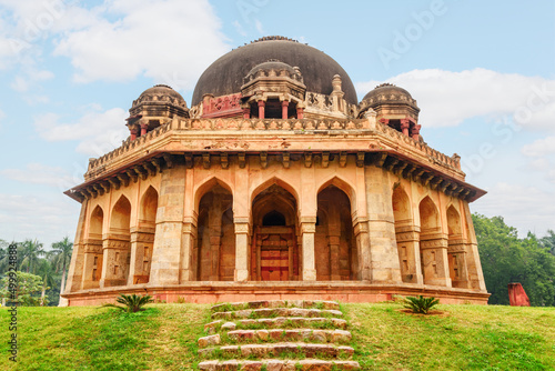 Muhammad Shah's Tomb at Lodi Gardens in Delhi, India