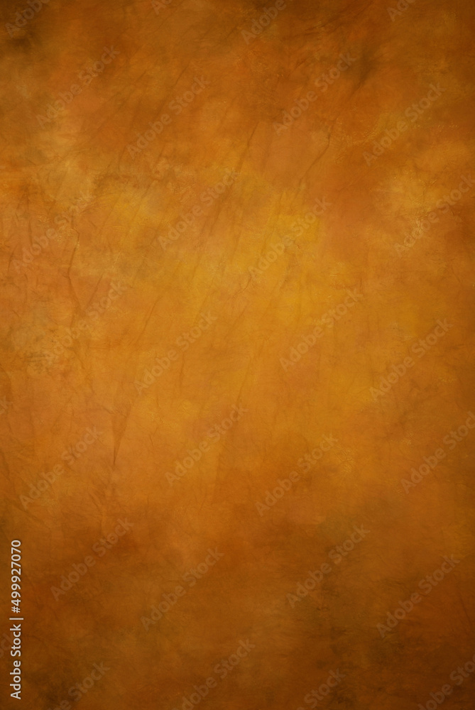 Warm colors, yellows and orang, painted style cloth-look photography studio background, looks like cloth traditional photographer background. For portraiture, products and as texture.