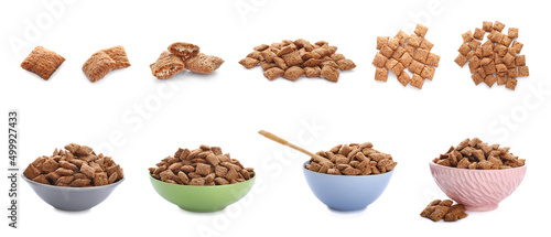 Set of tasty chocolate corn...