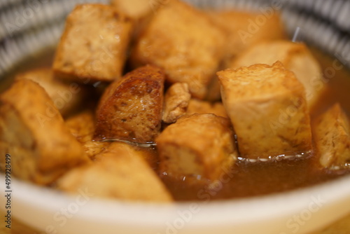 close up Tofu