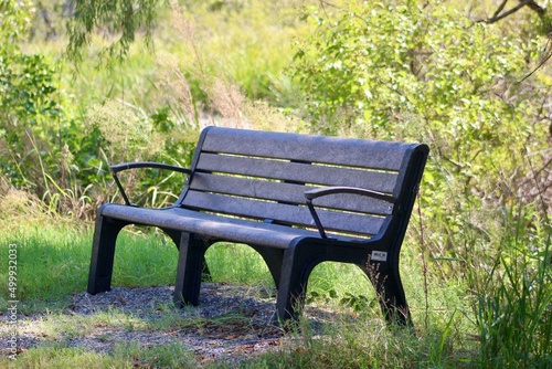 Your bench awaits on this hiking trail