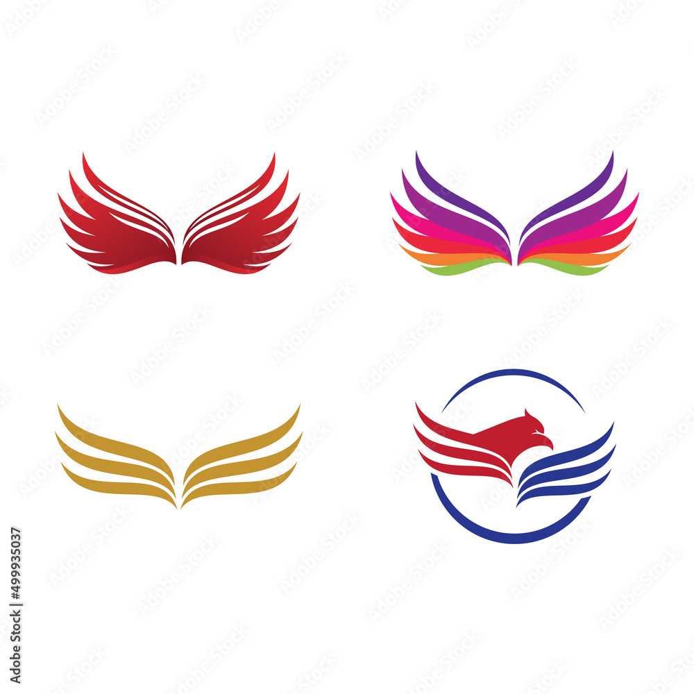 Obraz premium Wing illustration design