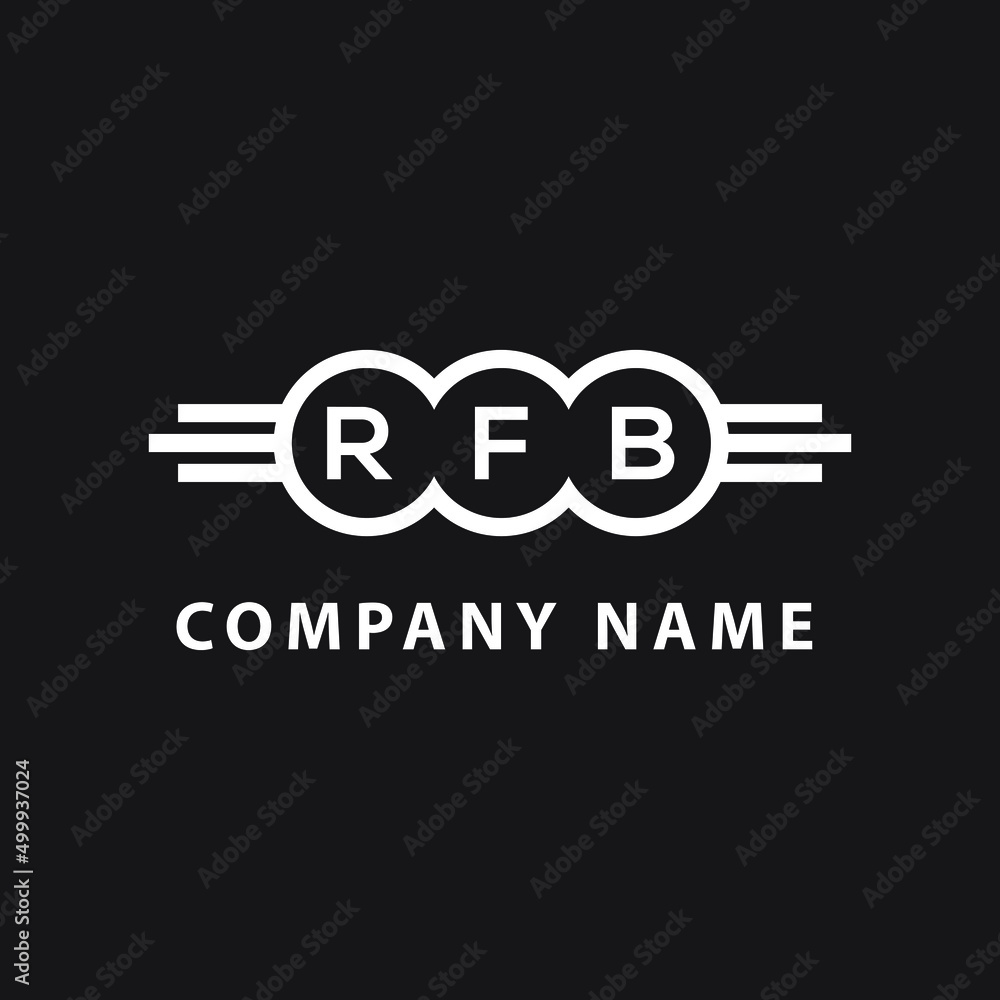 RFB letter logo design on black background. RFB creative initials letter logo concept. RFB letter design. RFB letter logo design on black background. RFB creative initials letter logo concept. RFB letter design.