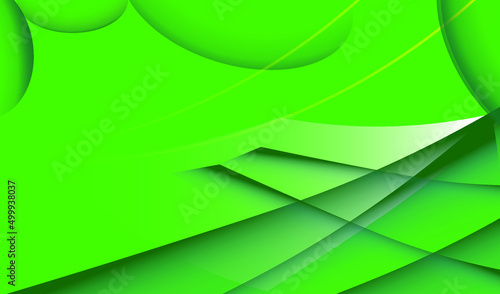 Abstract green background with lines