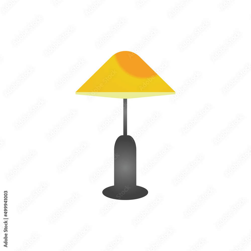 Bedroom lamp vector icon background Bedroom lamp vector icon background
