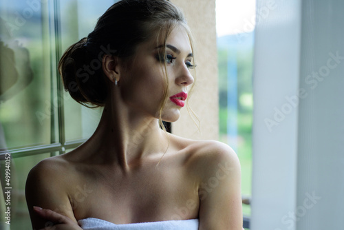 Young woman face close up. Beautiful girl. Free Download Young woman face close up. Beautiful girl. - GFXLoad