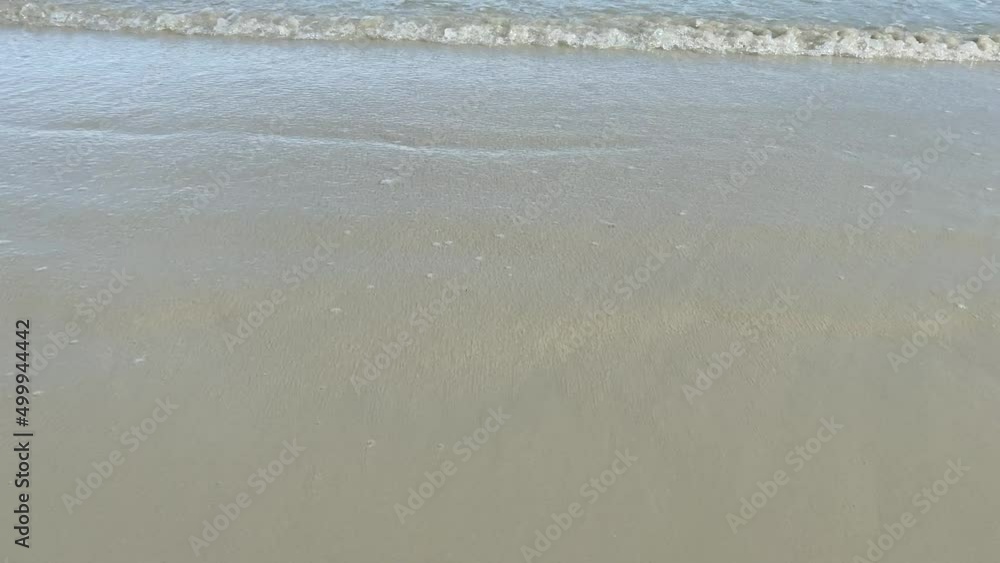 small wave crash over beach so relax on vacation small wave crash over beach so relax on vacation