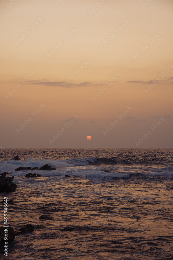 Beautiful sunset of Sri-Lanka