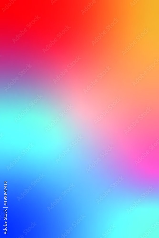 Multicolored abstract background. Gradient poster. Bright banner, cover.