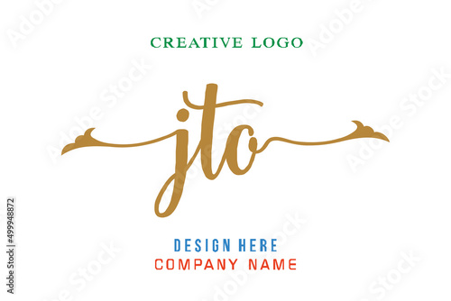 JTO  lettering logo is simple, easy to understand and authoritative