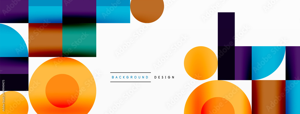Beautiful abstract background. Circles, triangle shapes, and squares. Minimal geometric template for wallpaper, banner, background or landing Beautiful abstract background. Circles, triangle shapes, and squares. Minimal geometric template for wallpaper, banner, background or landing