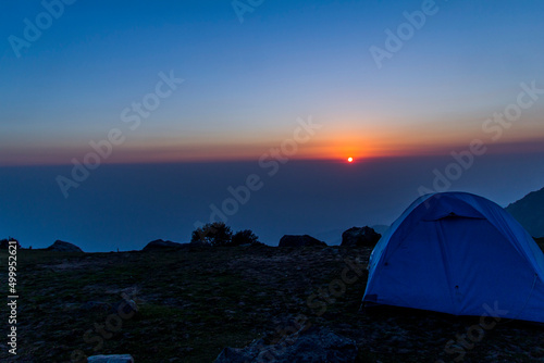 Camping at Triund in Dharamshala	
 photo